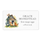 Cute Chicken Coop Farm Egg Carton
