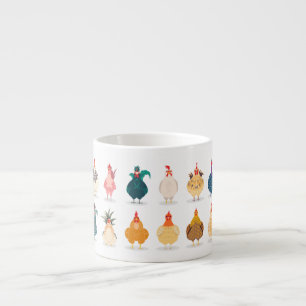 Cute Chicken Espresso Cup
