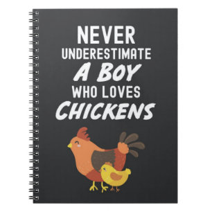 Cute Chicken Gifts For Baby Boys Kids Animal Lover Notebook