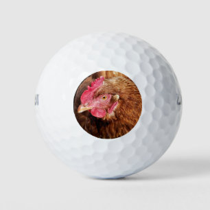 CUTE CHICKEN   GOLF BALLS