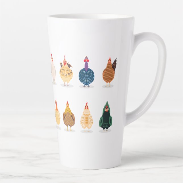 Cute Chicken Latte Mug (Right)