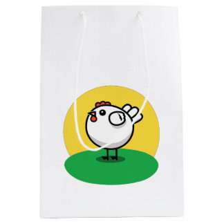 Cute Chicken Medium Gift Bag