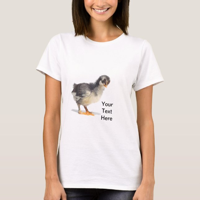 cute chicken, new born, personalized T-Shirt (Front)