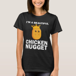 Cute Chicken Nugget Art For Women Girls Chicken Nu T-Shirt