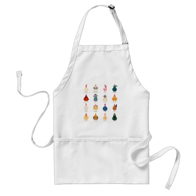 Cute Chicken Standard Apron (Front)