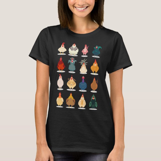 Cute Chicken   T-Shirt (Front)
