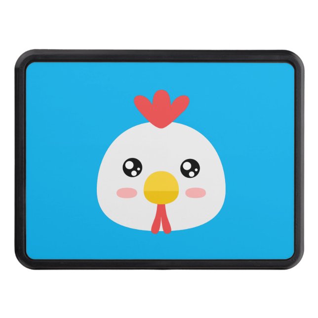 Cute Chicken Trailer Hitch Cover (Front)
