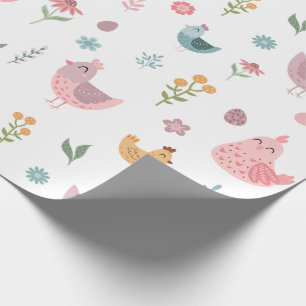 Cute Chicken Wrapping Paper