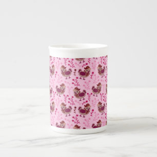 Cute Chickens Bone China Mug