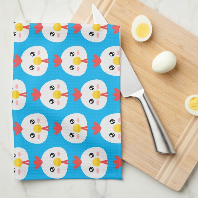 Cute Chickens Kitchen Towel (Quarter Fold)