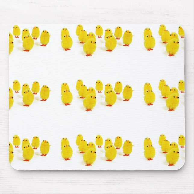 cute chicks mouse pad (Front)