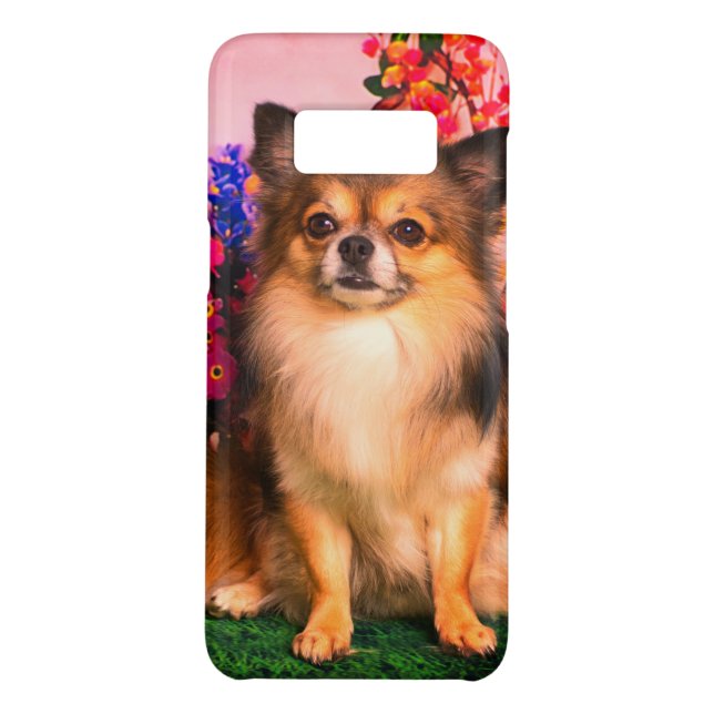 Cute Chihuahua Amid Spring Flowers Case-Mate Samsung Galaxy Case (Back)