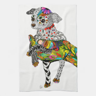 Cute Chihuahua Chiuppy Serviette de cuisine