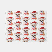 Cute Chihuahua Dog Christmas Pattern