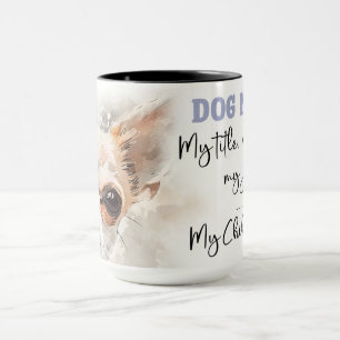 Cute Chihuahua Dog Mom Wrap Mug