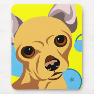 Cute Chihuahua Dog Mouse Pad
