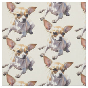 Cute Chihuahua  Dog Pet Dog Lover Art Fabric