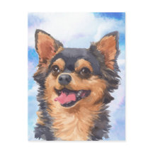 Cute Chihuahua Dog Pet Watercolor