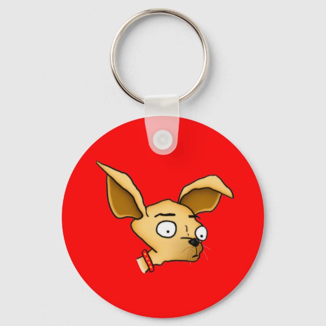 Cute Chihuahua Keychain (Front)