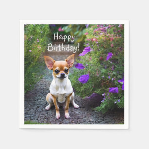 Cute Chihuahua Paper Napkins