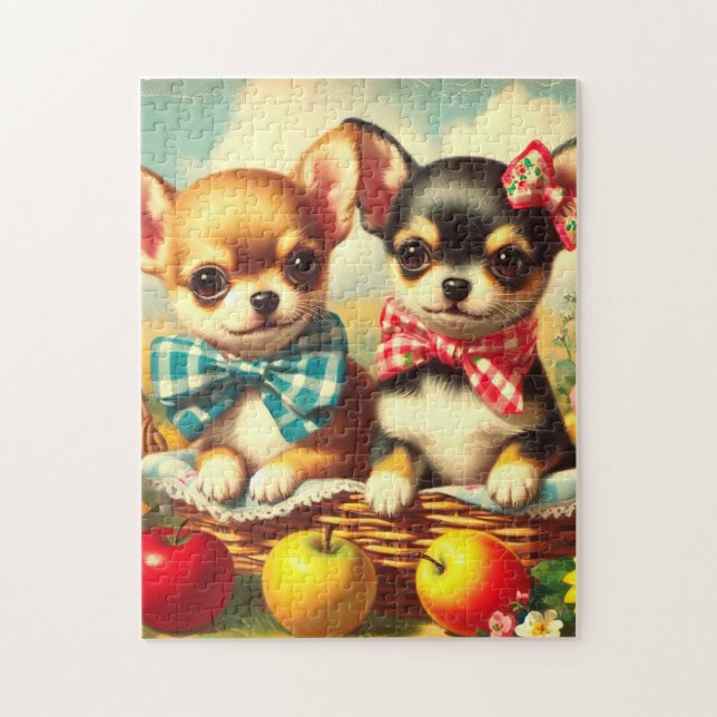 Cute Chihuahua Puppies Jigsaw Puzzle (Vertical)