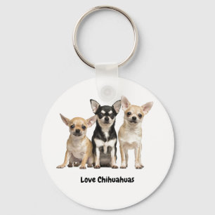 Cute Chihuahua Puppies  Keychain