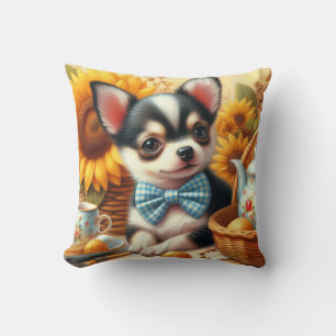 Cute Chihuahua Puppy Throw Pillow