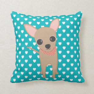 Cute Chihuahua Throw Pillow