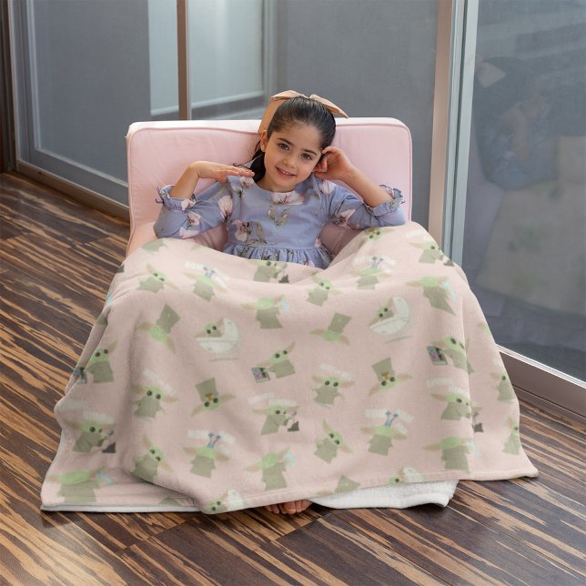 Cute Child Pattern Fleece Blanket (Creator Uploaded)