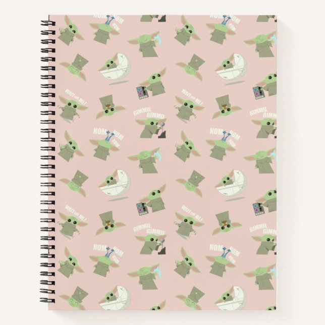 Cute Child Pattern Notebook (Front)