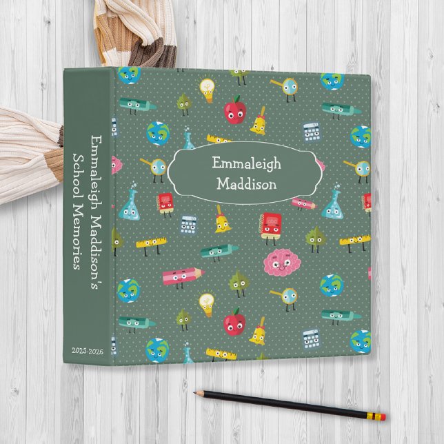 Cute Child School Memories Binder (Creator Uploaded)