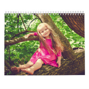 Cute Children Funny kids Nature Outdoors Photos Calendar