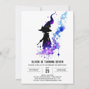 Cute Children Magical Birthday Invitation