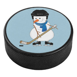Cute Chill Out! Hockey Polar Bear Hockey Puck
