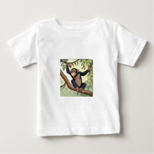 Cute Chimpanzee Baby T-Shirt