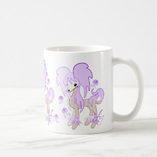 Cute Chinese Crested Lavender Coffee Mug