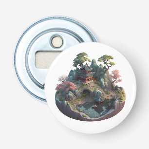Cute Chinese Fantasy 3D Landscape Bottle Opener