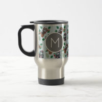 Cute Chinese Pandas Pattern Monogram