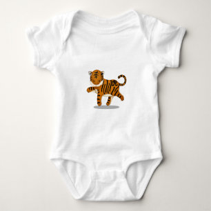 Cute Chinese Zodiac Tiger Baby Bodysuit