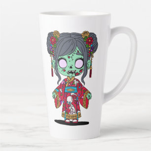 Cute Chinese Zombie Latte Mug