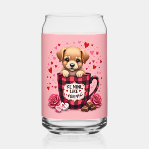Cute Chiot Valentine Buffalo Plaid esthétique
