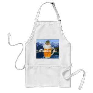 Cute Chipmunk Oktoberfest Mountains Standard Apron