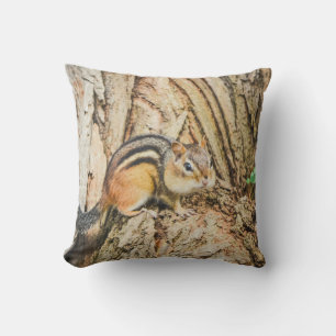 Cute Chipmunk Wildlife Animals Nature Outdoor Pill Pillow