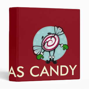 CUTE CHIRSTMAS CANDY GIRL HOLIDAY RECIPE BINDER