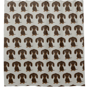 Cute Chocolate Dachshunds Pattern Wiener Dog Lover
