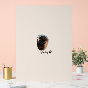 Cute Chocolate Labrador Dog – Bailey   Pet Gift Acrylic Sign
