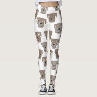 Cute Chocolate Labrador Retriever Dog Pattern