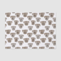 Cute Chocolate Labrador Retriever Dog Pattern