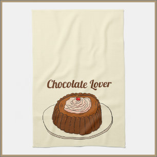 Cute Chocolate Lover Kitchen Towel