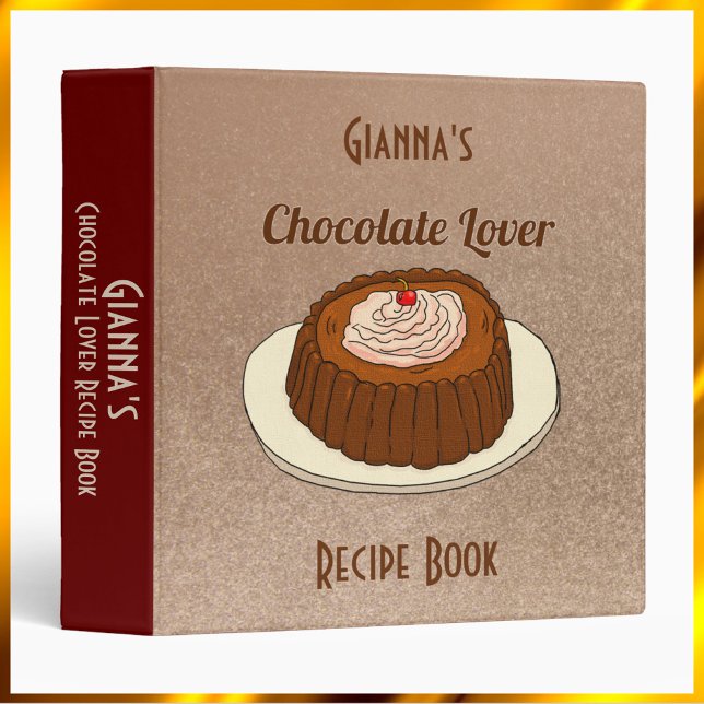 Cute Chocolate Lover Recipe Binder (Creator Uploaded)
